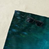 Serviette De Plage Dauphins qui nagent pour s'amuser (En situation)