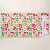 Serviette de plage d'automne lunaire (Devant)