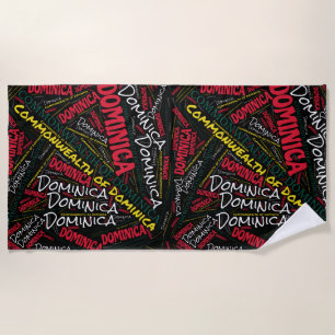 Serviette De Plage Dazar Dominique couleurs Patriotique