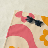 Serviette De Plage Dazed et Engagé rétro les années 70 Bachelorette w (En situation)