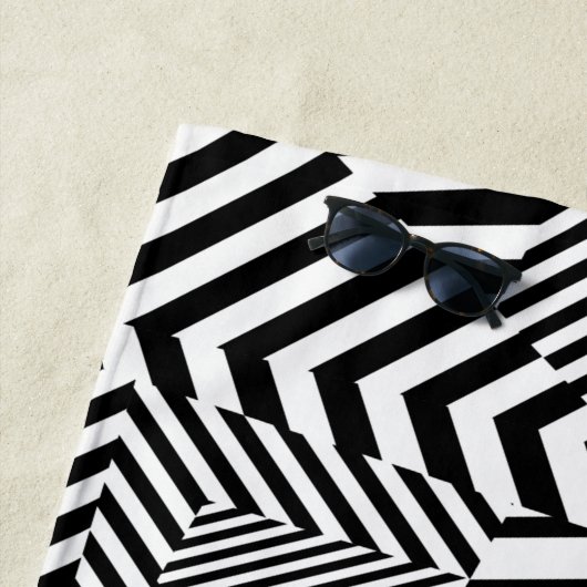 Serviette De Plage Dazzle Camouflage (En situation)