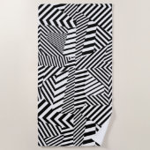Serviette De Plage Dazzle Camouflage (Devant)
