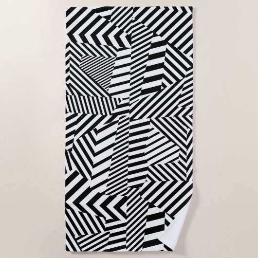 Serviette De Plage Dazzle Camouflage (Devant)