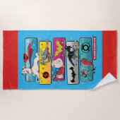 Serviette De Plage DC League of Super-Pets Panels (Devant)