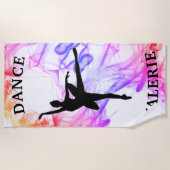 Serviette de plage de Ballerina Dance (Devant)