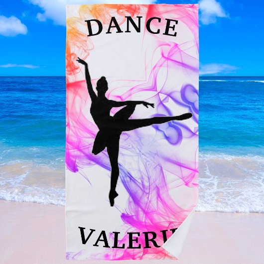 Serviette de plage de Ballerina Dance