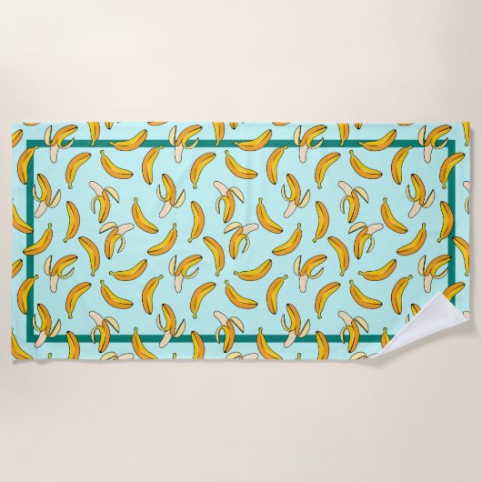 Serviette de plage de Bananas (Devant)