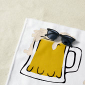 Serviette de plage de Beer Mug (En situation)