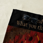 Serviette de plage de Bouddha (En situation)