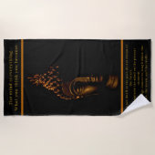 Serviette de plage de Bouddha (Devant)