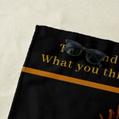 Serviette de plage de Bouddha (En situation)