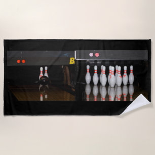Serviette de plage de bowling
