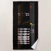 Serviette de plage de bowling (Devant)