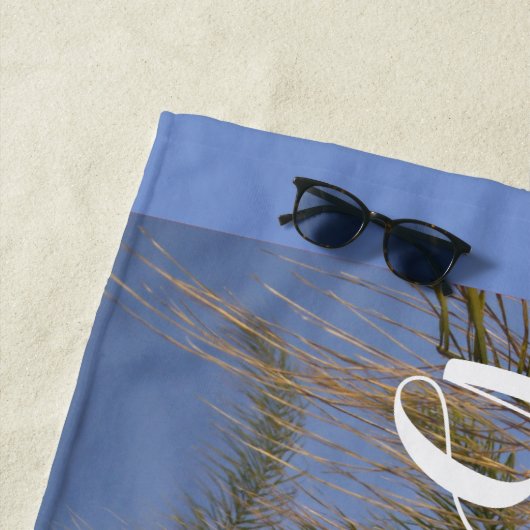 Serviette de plage de Bridesmaid Palm Trees (En situation)