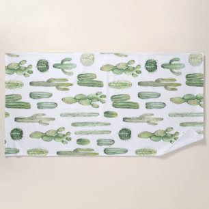 Serviette de plage de Cactus