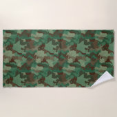 serviette de plage de camouflage militaire (Devant)