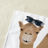 Serviette de plage de chameau (En situation)