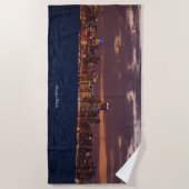 serviette de plage de Chicago (Devant)