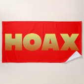 SERVIETTE DE PLAGE DE CONCEPTION HOAX (Devant)