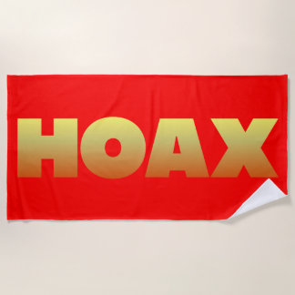 SERVIETTE DE PLAGE DE CONCEPTION HOAX