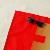 SERVIETTE DE PLAGE DE CONCEPTION HOAX (En situation)