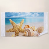Serviette de plage de coquillages (Devant)
