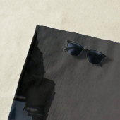 Serviette de plage de coucher du soleil de (En situation)