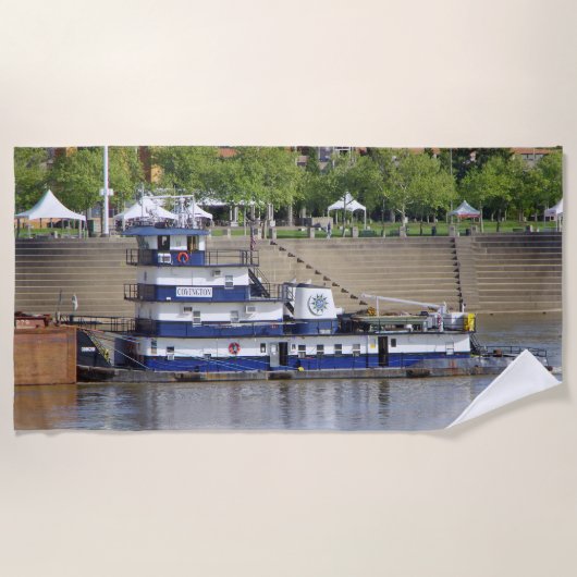 Serviette de plage de Covington (Devant)