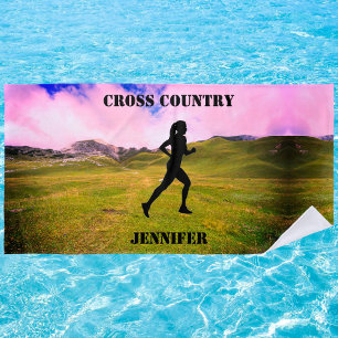 Serviette de plage de cross-country Running