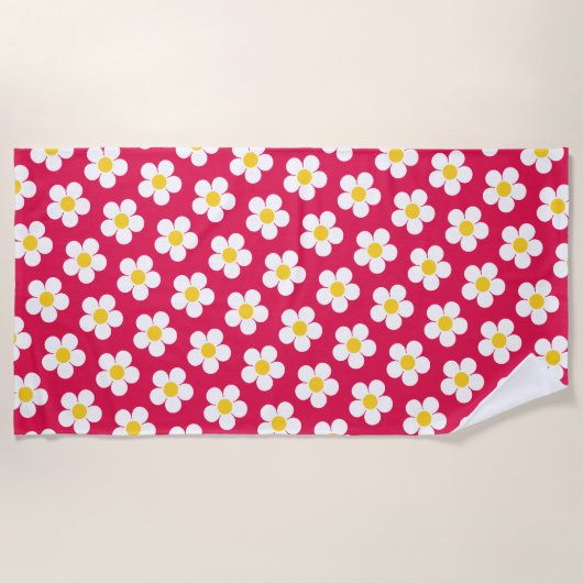Serviette de plage de Daisy (Devant)