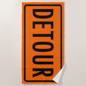 SERVIETTE DE PLAGE DE DÉTOUR (Devant)