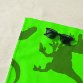 Serviette de plage de Dinosaures (En situation)