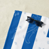 Serviette de plage de drapeau de la Grèce (En situation)