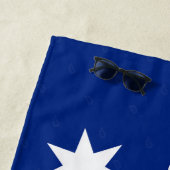 Serviette de plage de drapeau de l'Australie (En situation)
