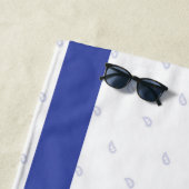 Serviette de plage de drapeau de l'Israël (En situation)