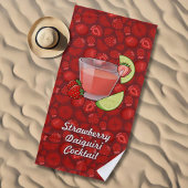Serviette de plage de fraise Daiquiri