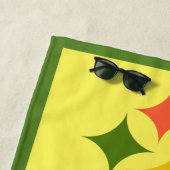Serviette de plage de fruits tropicaux mignons com (En situation)