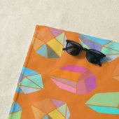 Serviette de plage de Gems (En situation)