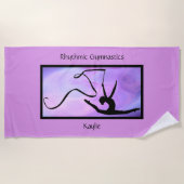 Serviette de plage de gymnastique rythmique (Devant)