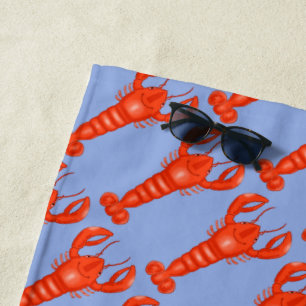 Serviette de plage de homard