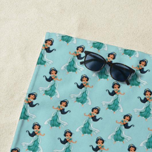 Serviette de plage de Jasmine (En situation)