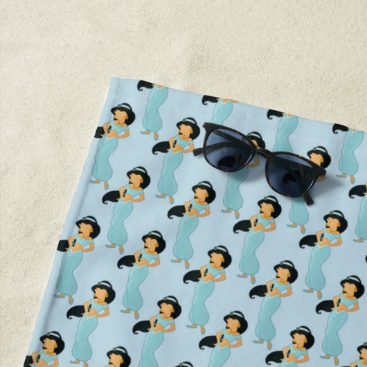 Serviette de plage de Jasmine (En situation)