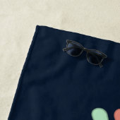 Serviette de plage de Julia (En situation)