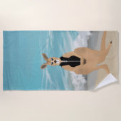 Serviette de plage de Kangaroo (Devant)