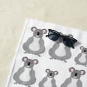 Serviette de plage de Koalas (En situation)