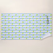 Serviette de plage de la Bridesmaid Margarita Lime (Devant)