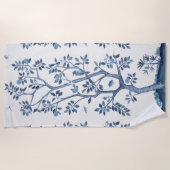 Serviette de plage de la Chinoiserie de Citrus Tre (Devant)