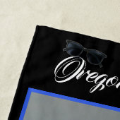 Serviette de plage de la côte de l'Oregon (En situation)