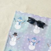 Serviette de plage de la côte d'hiver (En situation)