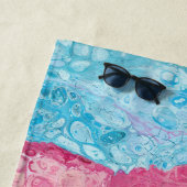 Serviette de plage de la fierté | de transsexuel (En situation)